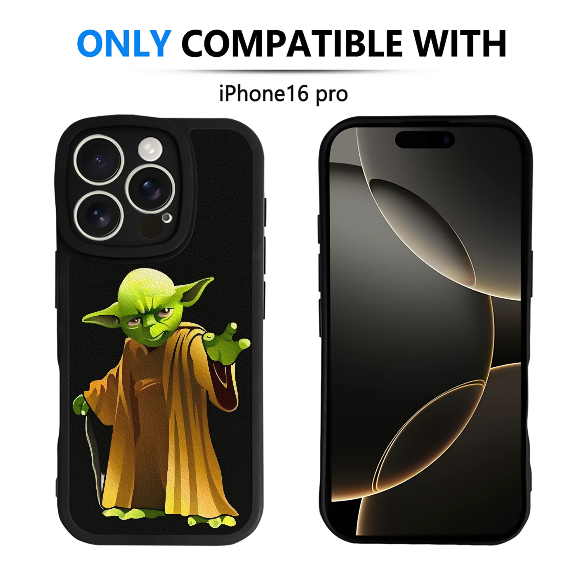 （画像用） スター・ウォーズ Star Wars 【iPhone 16シリーズ対応】シリコンスマホケース（レザー調） 材質：シリコン